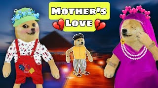 Dogesh aur uski Mummy | ❤️ cheems doge new story video #dogememes #cheems