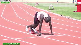 See why Wekesa ran alone in 200m men final World U20 Trials at Nyayo National