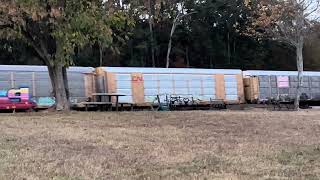 NB NS unit 7686 and DPU 7645 in Cohutta Georgia on 10/28/23