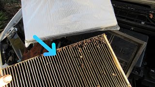 Mercedes Vito Van 2009 W639 Air Cabin/Pollen Filter Location and Replacement How To #mercedesvito