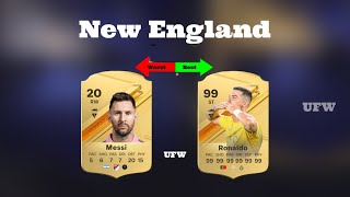 Worst and Best FIFA Cards | New England Editions.  #fifa #eafc24 #worst #best #newengland