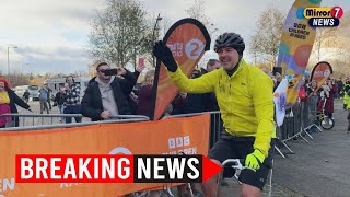 Paddy McGuinness Completes Epic Charity Bike Ride for Children in Need