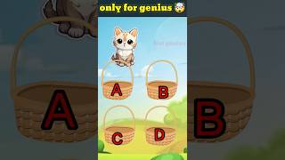 focus test for genius 😎 | only for genius 🤯 | focus test | find cat #shorts