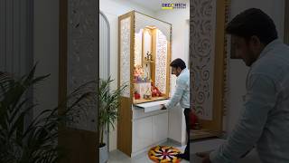 Mandir Design | Interior Designers In Pune | Decorich Interiors #interior #shorts #viral #pune