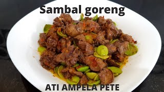 Resep Sambal goreng ati ampela pete