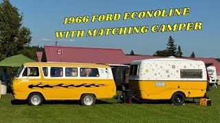 1966 Ford Econoline Van with Matching Camper.