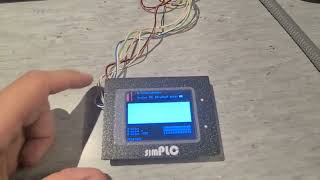 simPLC HMI-28x GRAVITY SENSOR TEST