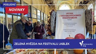 Na festivalu jablek byla udělena cena Zelená hvězda