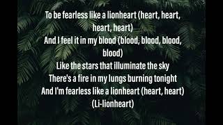 like A Lionheart lyrics