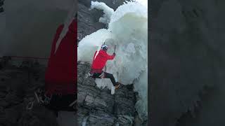 FAFO! Ice Roof Climbing.