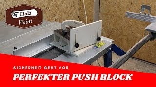 Mein genialer Push Block   Sägehilfe   Der bau war eine Katastrophe