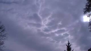 Sunday December 3 2017 Time Lapse Sky Clouds Daytime Connecticut Filmed South Cold Cloudy Day