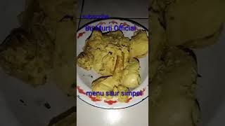 MENU SAHUR SIMPEL