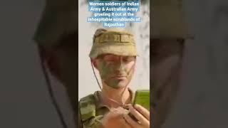 women soldiers in Indian Army #shorts #indianarmy #news #rajasthan