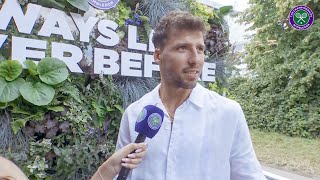 Footballer Ruben Dias | Purple Carpet | Wimbledon 2024