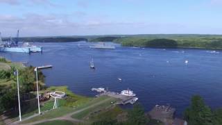 Zumwalt (DDG-1000) leaves Bath, Maine for Commissioning