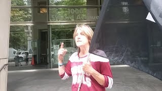 Interviews outside Federal Court for the Hearing of FBI Agent W. Joseph Astarita