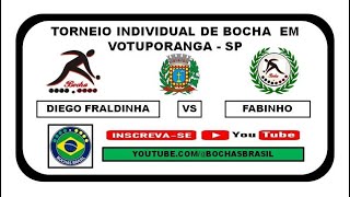 DIEGO FRALDINHA  X  FABINHO - TORNEIO INDIVIDUAL DE BOCHA EM VOTUPORANGA / SP-  JOGAÇO