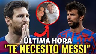 💥LIONEL MESSI VUELA DE URGENCIA a ESPAÑA Para AYUDAR a GERARD PIQUÉ de PROBLEMA 😱 ¿QUÉ LE PASÓ?