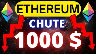 🚨ETHEREUM 1000$🚨Chute inévitable ?