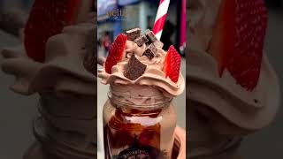 OREO & STRAWBERRY SHAKE #shorts #short #like #viral #trending