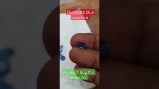 Duplicate blue sapphire 😀😀😎