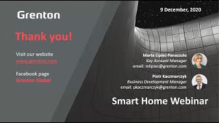 Grenton Smart Home Webinar