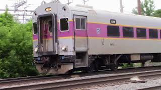 HD MBTA Commuter Rail and Downeaster Trains on the Haverhill Line June 2023