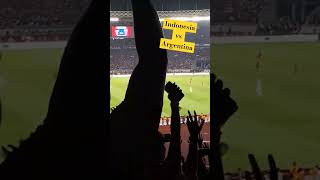 Ombak Suporter di Stadion Gelora Bung Karno  #dailyvlog #maskhaiofficial #indonesiavsargentina