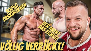 Sascha Mühle ist Krank! Johannes drückt 220Kg mit Vollidioten Training Reaktion William Niewiara