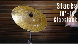 Symrna Cymbals - 10"-16" Clapstack