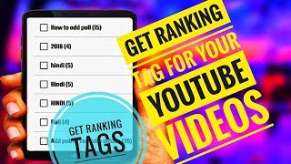 HOW TO ADD RANKING TAGS ON YOUR YOUTUBE VIDEOS