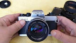 Rollei Vs Voigtlander, comparison video