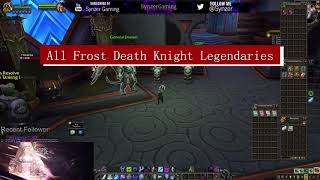 All Frost Death Knight Legendaries - WoW Shadowlands Beta