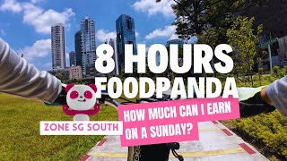 8 Hours on Foodpanda, how much can I earn? Sunday deliveries in Orchard Rd / Food Delivery Rider