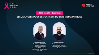 Les avancées pour les cancers du sein métastatiques - Forum 2024