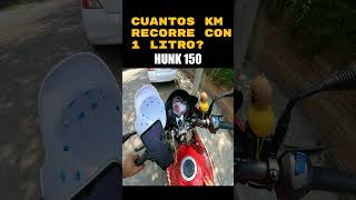 HUNK 150 RENDIMIENTO DE COMBUSTIBLE. #hero