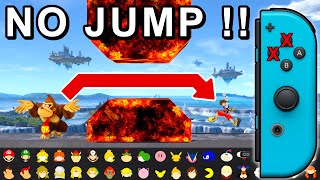 Who Can Pass The Lava Tunnel WITHOUT Jumping ? - Super Smash Bros. Ultimate