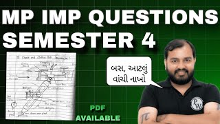 MP - IMP QUESTIONS FOR 2024 EXAM | MECHANICAL SEM 4 | #gtuexam #gtumechanical #mp