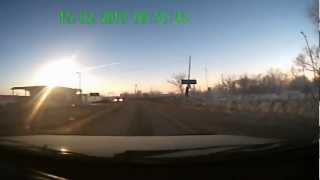 Falling asteroid in Russia 02.15.2013 Взрыв метеорита Челябинск