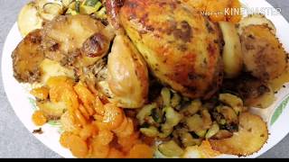 Poulet rôti poulet rôti دجاج مشوي بالفرن