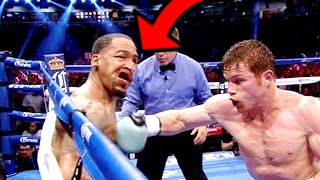 Canelo BRUTAL KNOCKOUT vs James Kirkland 🥶🥶🥶