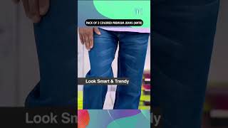 Pack of 3 Colored Premium Jeans (AMT8) #amazingproducts #uniqueproduct #Jeans #fashion #lifestyle