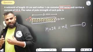 Magnetism and matter question number01#neet#jee#physicswallah#mrsirop#pw#iit#physics#aiims#neetlover