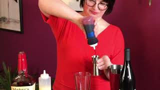 Noir Sour Cocktail Demo with Ganna Fedorova