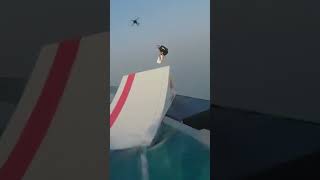 Wake-skate Base jump - first ever