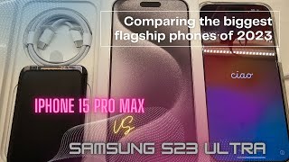 iPhone 15 Pro Max vs S23 Ultra + S22 Ultra, cases, & Magsafe accessories