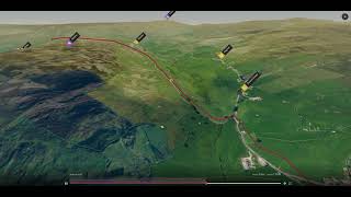 Muker and Keld, Yorkshire Dales - 3D fly-through