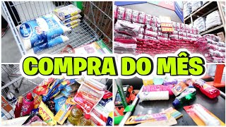 COMPRA DO MÊS : deu pra comprar bastante coisa no mercado