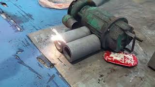 Laser cleaning derusting machine cleaning carbon steel pipe